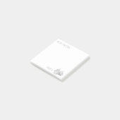 Lil Wolf Weihnachtsbaum Post-it Notes Post-it Klebezettel (angewinkelt)