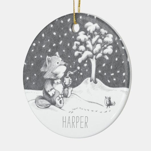Lil Wolf Winter Ornament (Links)