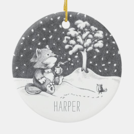 Lil Wolf Winter Ornament (Hinten)