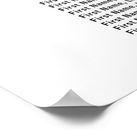 Lila 12-Tisch-Hochzeitstabelle für Blumen Poster (Ecke)