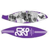 Lila 2025 Abschluss Senior 4 Foto Basketball (Panele)