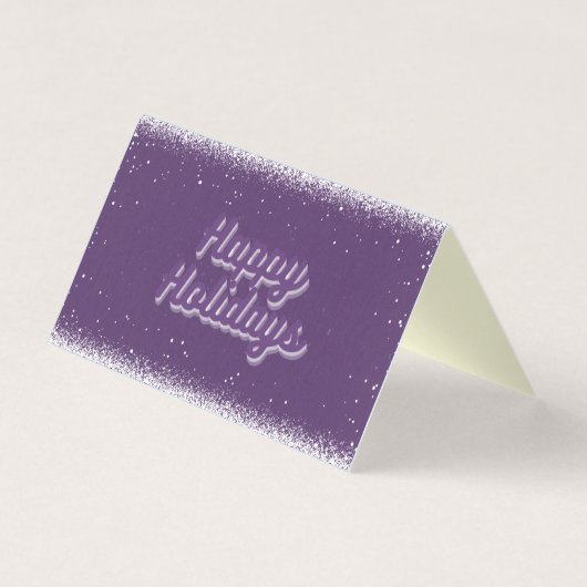 Lila 25-er-Karten-Karten (Rückseite)