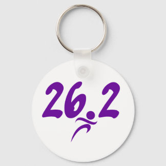 Lila 26,2-Marathon Schlüsselanhänger