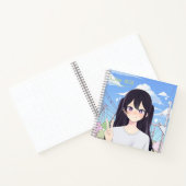 Lila #3 - Dreamy Sky Artist Notizblock (Innenseite)