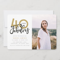 lila 40-jähriges Foto