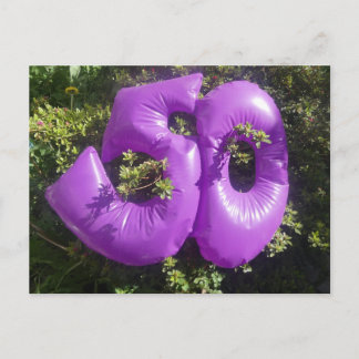 Lila 50 DIY-Urlaubspostkarte Feiertagspostkarte