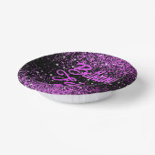 Lila 50 Geburtstag Pappteller (Gewinkelt)