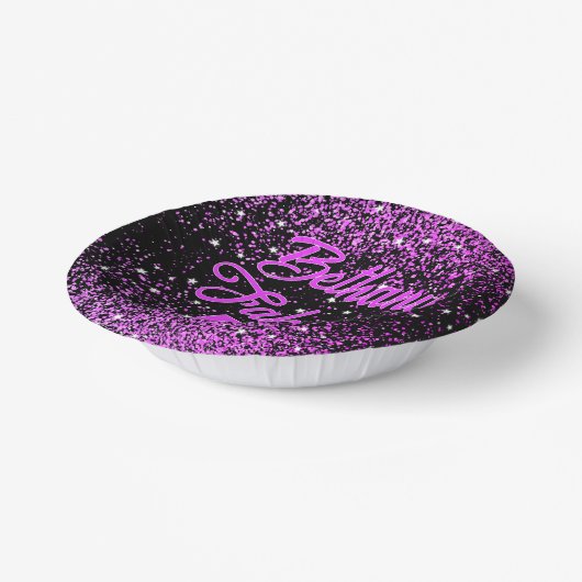 Lila 50 Geburtstag Pappteller (Gewinkelt)