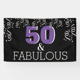 Lila 50 gefühllos| Zum 50. Geburtstag Banner