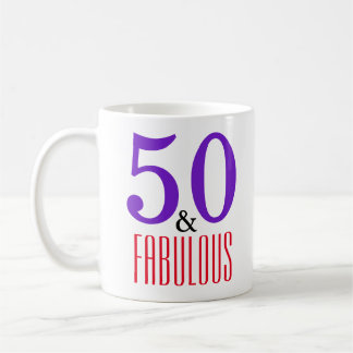 Lila 50 und Fabulous Gift Kaffeetasse