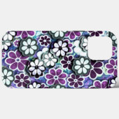 Lila 60er Hippie iPhone | 60er Hippie iPhone 13 Case-Mate iPhone Hülle (Rückseite (Horizontal))
