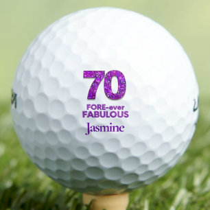 Lila 70. Geburtstagsgeschenk - Fantastisches 70 Golfball