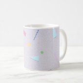 Lila 80er Geo Print Tasse (VorderseiteRechts)