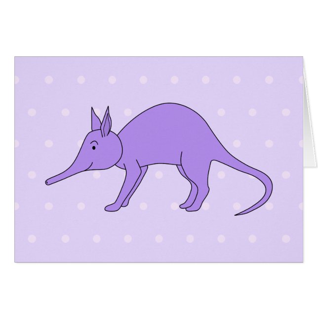 Lila Aardvark (Vorderseite (Horizontal))