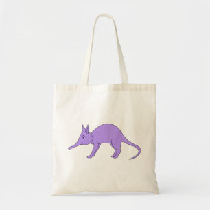 Lila Aardvark Tragetasche