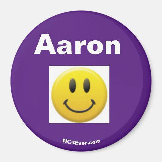 Lila Aaron Smile Magnet (Vorne)