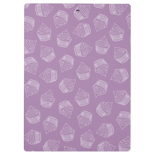 Lila Abbildung Klemmbrett (Rückseite)