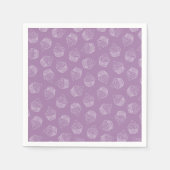 Lila Abbildung Serviette (Vorderseite)