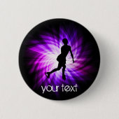 Lila Abbildung Skaten Button (Vorderseite)