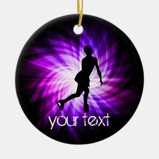 Lila Abbildung Skaten Keramikornament (Vorne)