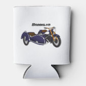 Lila Abbildung von Nebenkraftwagen Dosenkühler (Vorderseite)