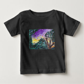 Lila Abend Baby T-shirt