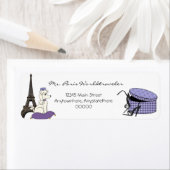 Lila Abend des Pariser Eiffelturms (Insitu)