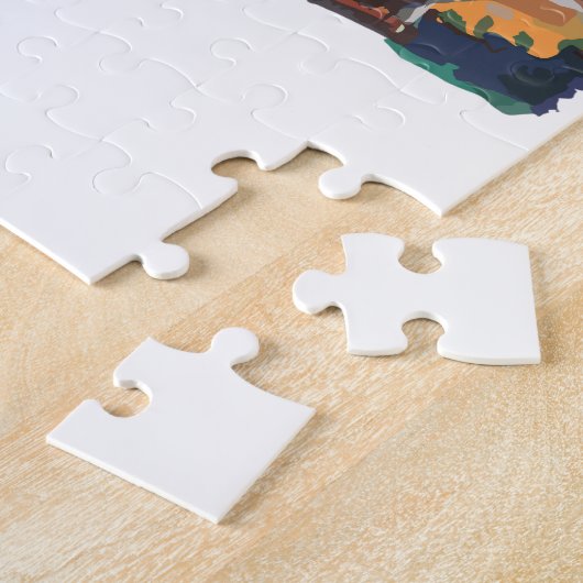 Lila Abend Puzzle (Seite)