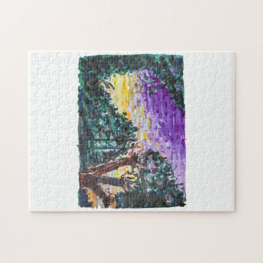 Lila Abend Puzzle (Horizontal)