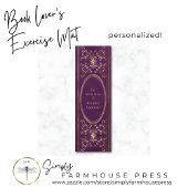 Lila Abenteuer der Vintagen Buchrückenstück Yogamatte