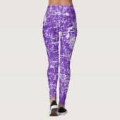 Lila abgenutzt leggings (Rückseite)