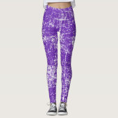 Lila abgenutzt leggings (Vorderseite)