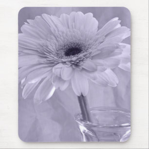 Lila abgetöntes Gänseblümchen Mousepad