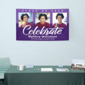 Lila Abschluss 3 Foto Fettformatiertes Skript Einf Banner (Messeveranstaltung)