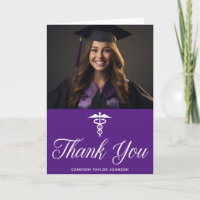 Lila Abschluss Foto Medical School Doktor