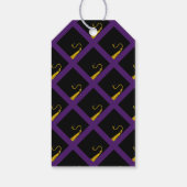 Lila Abschluss Geschenkanhänger (Rückseite)