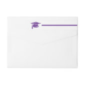 Lila Abschluss mit Fettkappe (Rückseite)