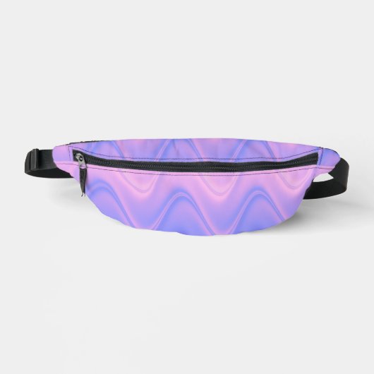 Lila Abstrakt Bauchtasche (Vorderseite)