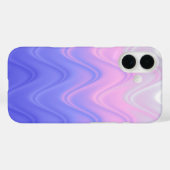 Lila Abstrakt Case-Mate iPhone Hülle (Rückseite (Horizontal))