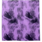 Lila abstrakt duschvorhang (Vorderseite)