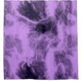 Lila abstrakt duschvorhang (Vorderseite)