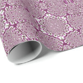 Lila Abstrakt Geschenkpapier (Rolleneckpunkt)