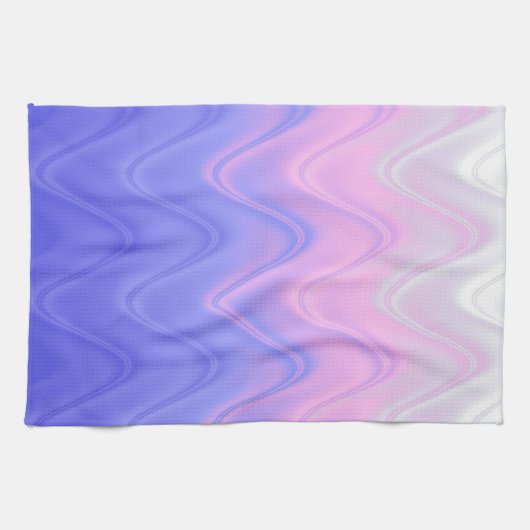 Lila Abstrakt Geschirrtuch (Horizontal)
