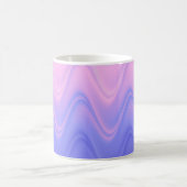 Lila Abstrakt Kaffeetasse (Mittel)