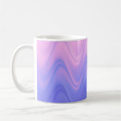 Lila Abstrakt Kaffeetasse (Links)