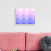 Lila Abstrakt Leinwanddruck (Insitu (Wohnzimmer))