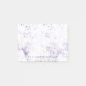 Lila Abstrakt Post-it Klebezettel (Vorderseite)