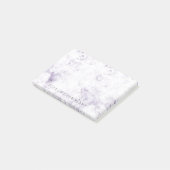 Lila Abstrakt Post-it Klebezettel (angewinkelt)