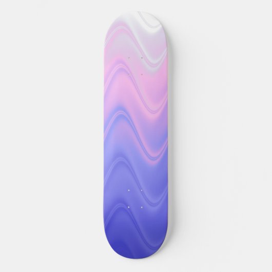 Lila Abstrakt Skateboard (Vorderseite)