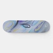 Lila abstrakt skateboard (Horizontal)